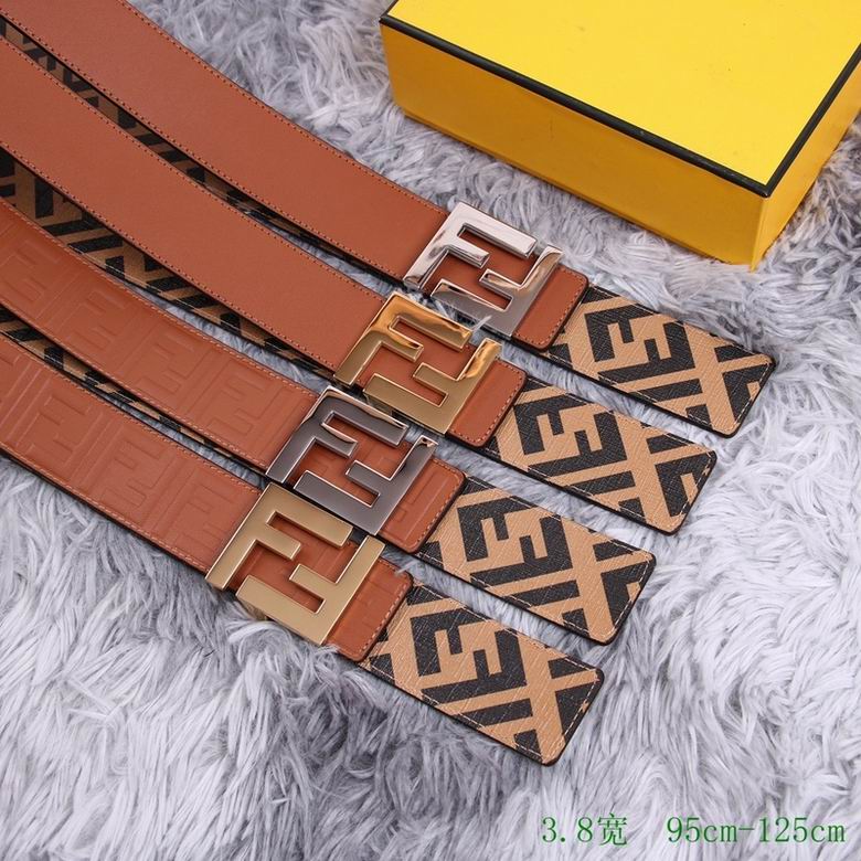 Fendi Belt 38mmX95-125cm 7D87